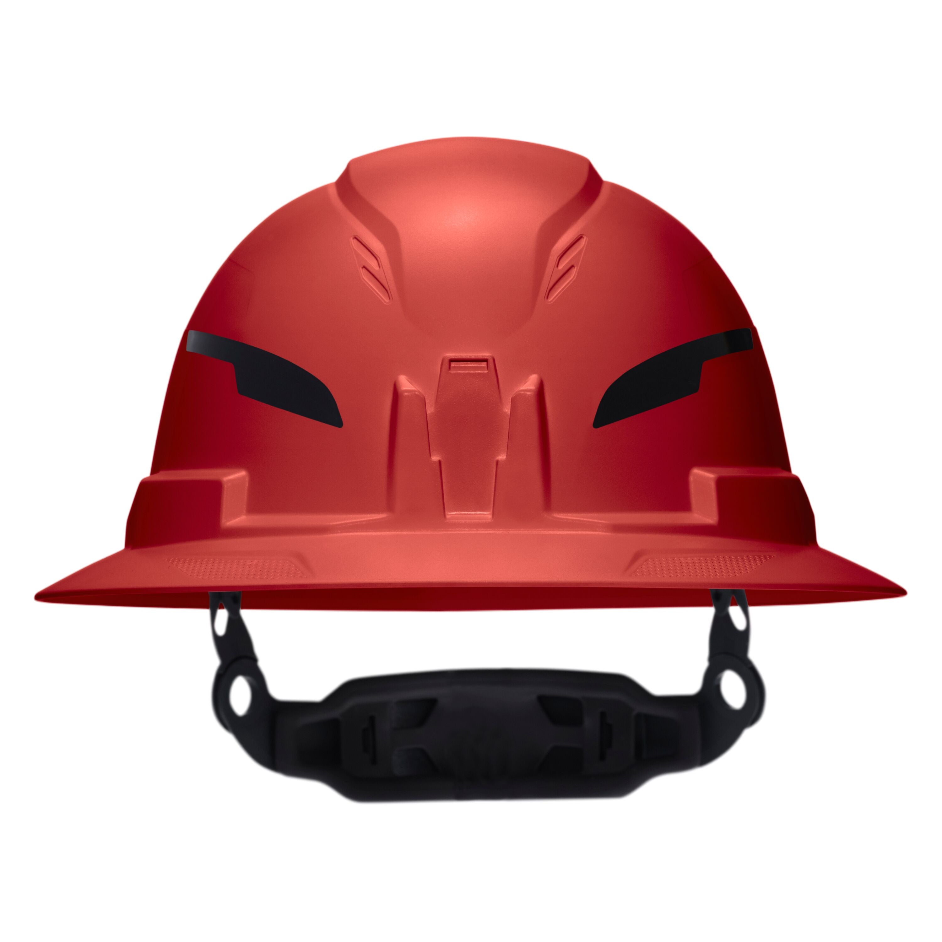 Klein 60920T2 Class E Type-2 Hard Hat, Non-Vented Full Brim Style with Strap, Red