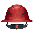 Klein 60920T2 Class E Type-2 Hard Hat, Non-Vented Full Brim Style with Strap, Red - Ace Tool Group - Klein