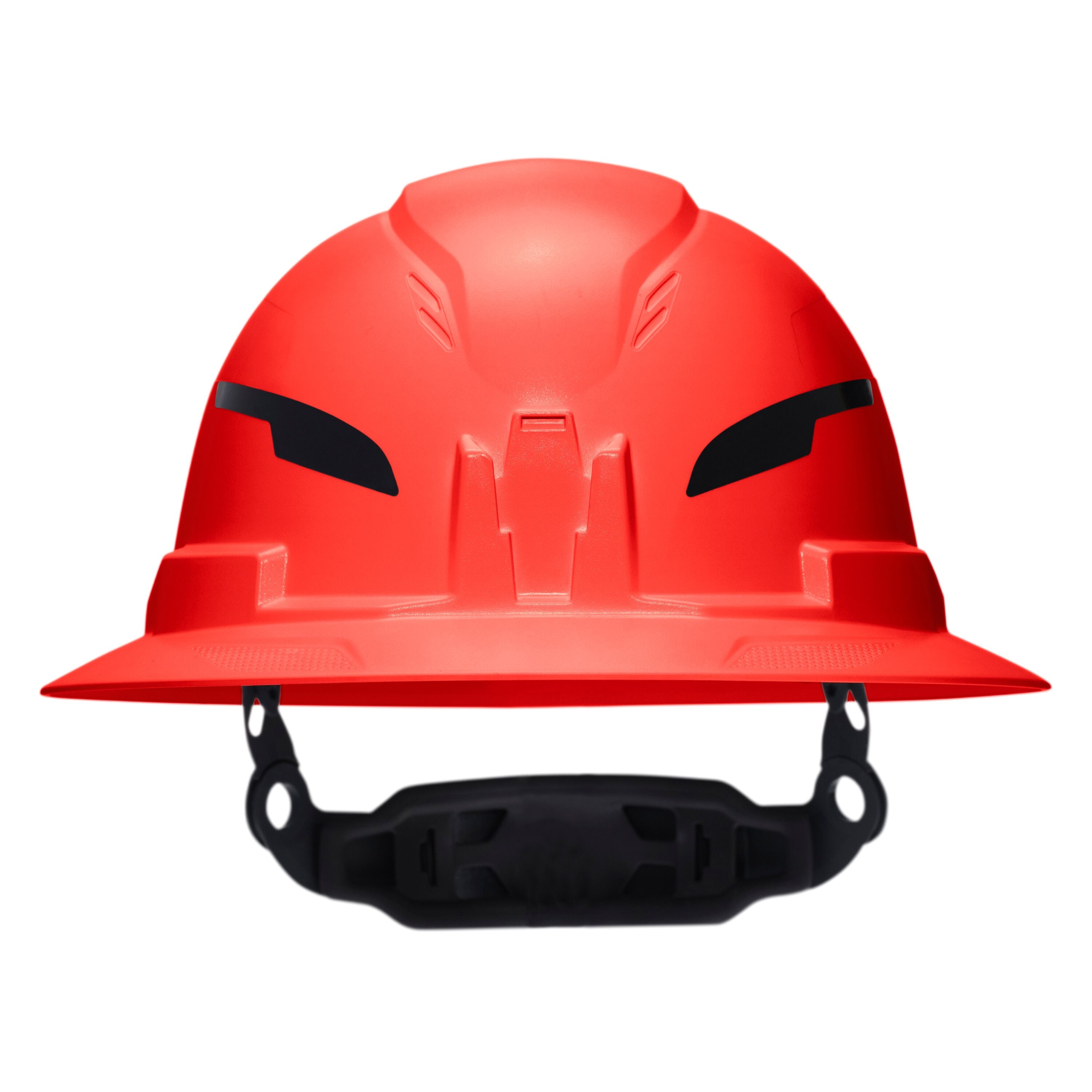 Klein 60930T2 Class E Type-2 Hard Hat, Non-Vented Full Brim Style with Strap, High Visibility Orange