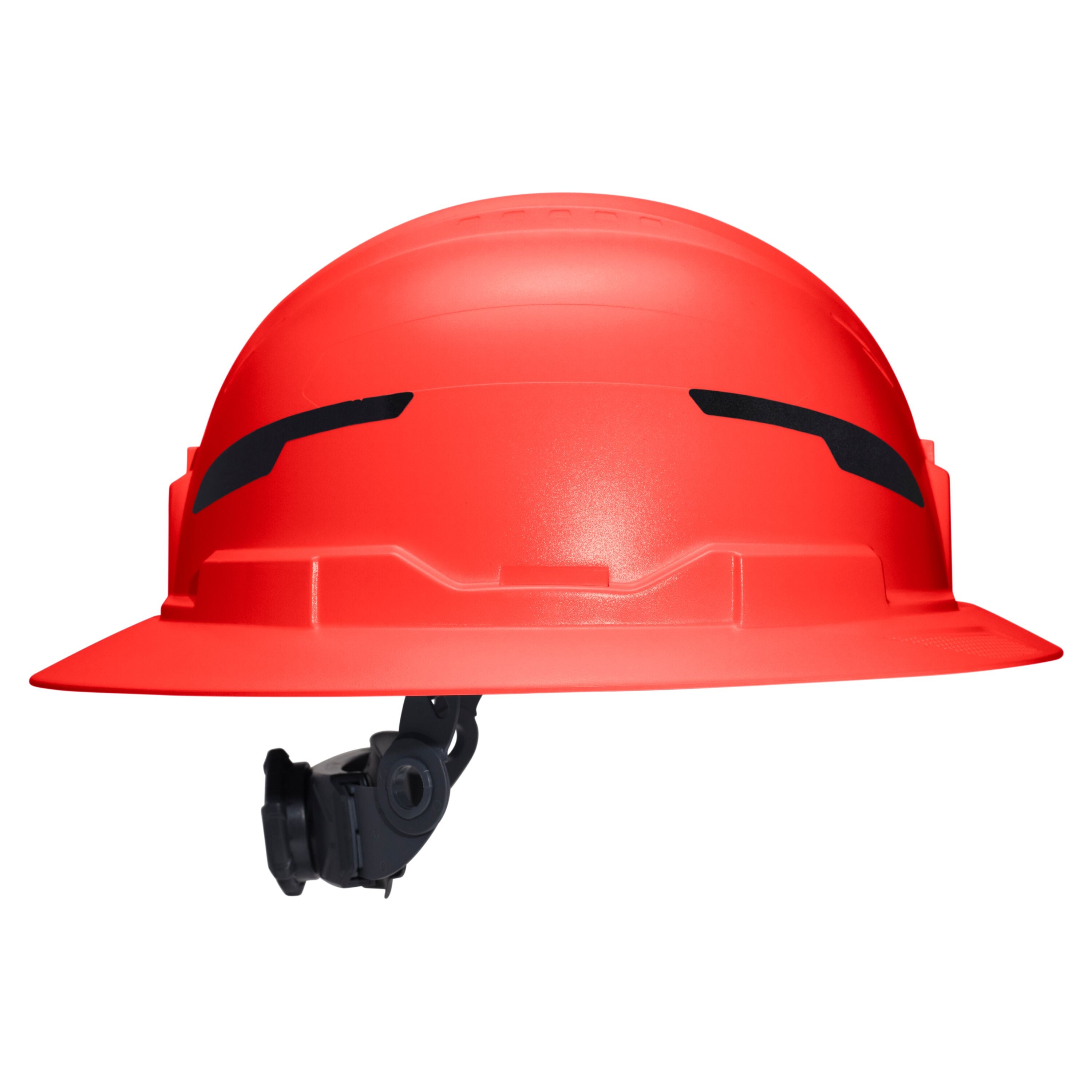 Klein 60930T2 Class E Type-2 Hard Hat, Non-Vented Full Brim Style with Strap, High Visibility Orange
