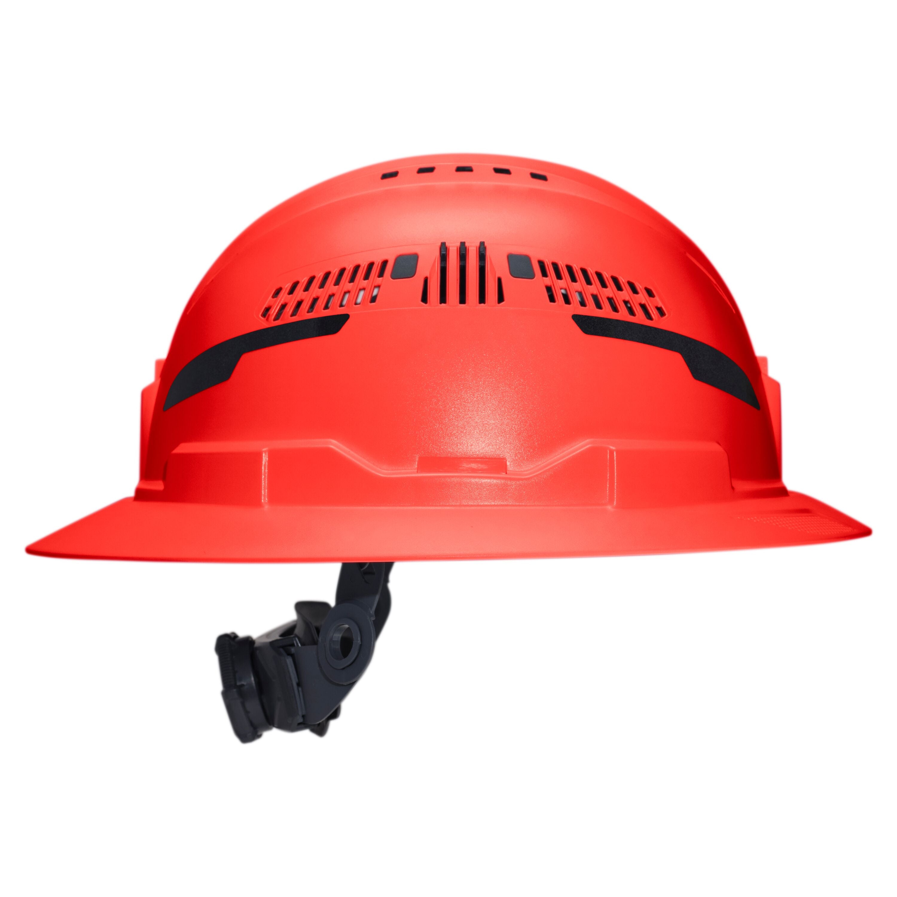 Klein 60931T2 Class C Type-2 Hard Hat, Vented Full Brim with Strap, High Visibility Orange - Ace Tool Group - Klein