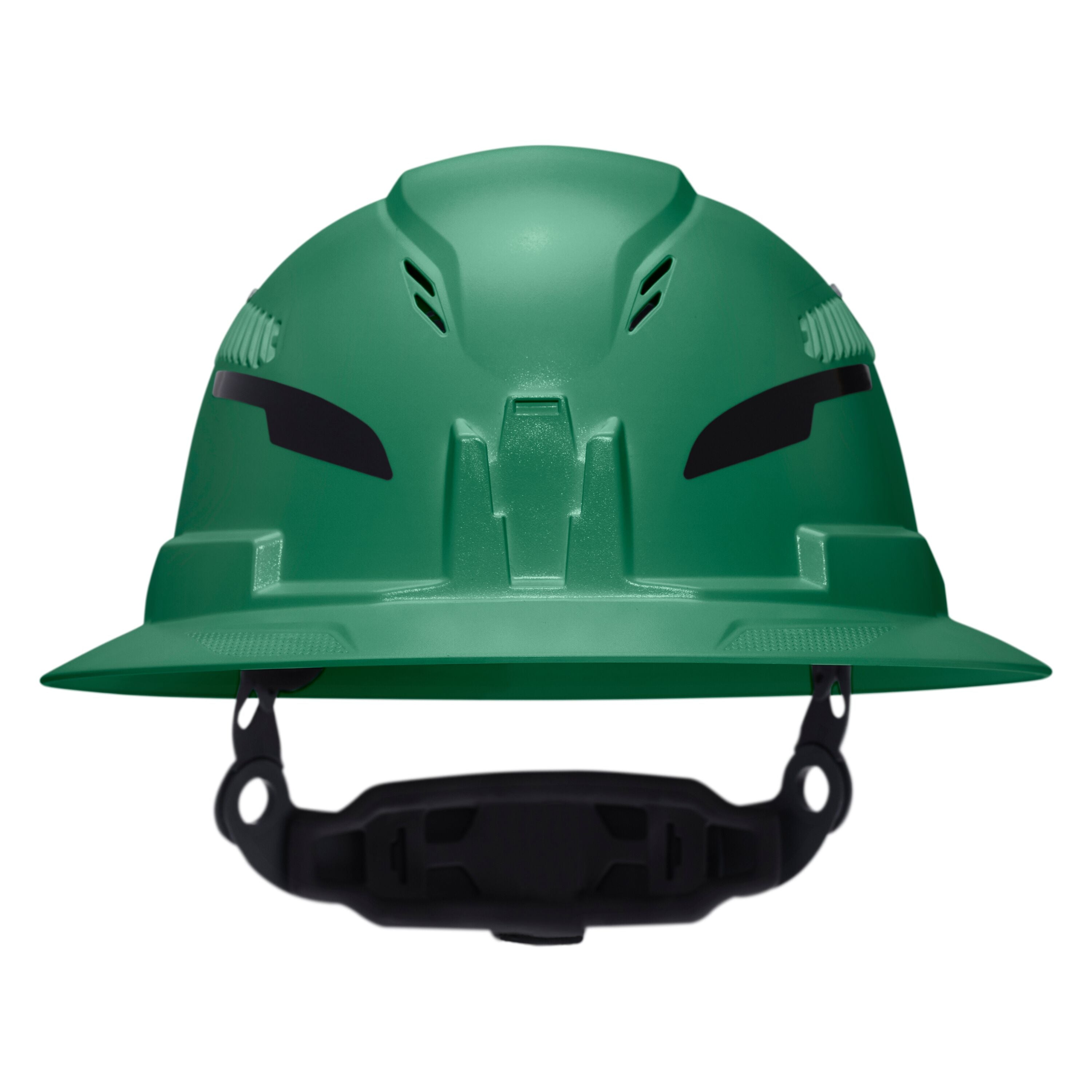 Klein 60941T2 Class C Type-2 Hard Hat, Vented Full Brim with Strap, Green