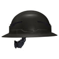 Klein 60960T2 Class E Type-2 Hard Hat, Non-Vented Full Brim Style with Strap, Black - Ace Tool Group - Klein