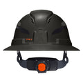 Klein 60961T2 Class C Type-2 Hard Hat, Vented Full Brim with Strap, Black - Ace Tool Group - Klein