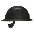 Klein 60961T2 Class C Type-2 Hard Hat, Vented Full Brim with Strap, Black - Ace Tool Group - Klein