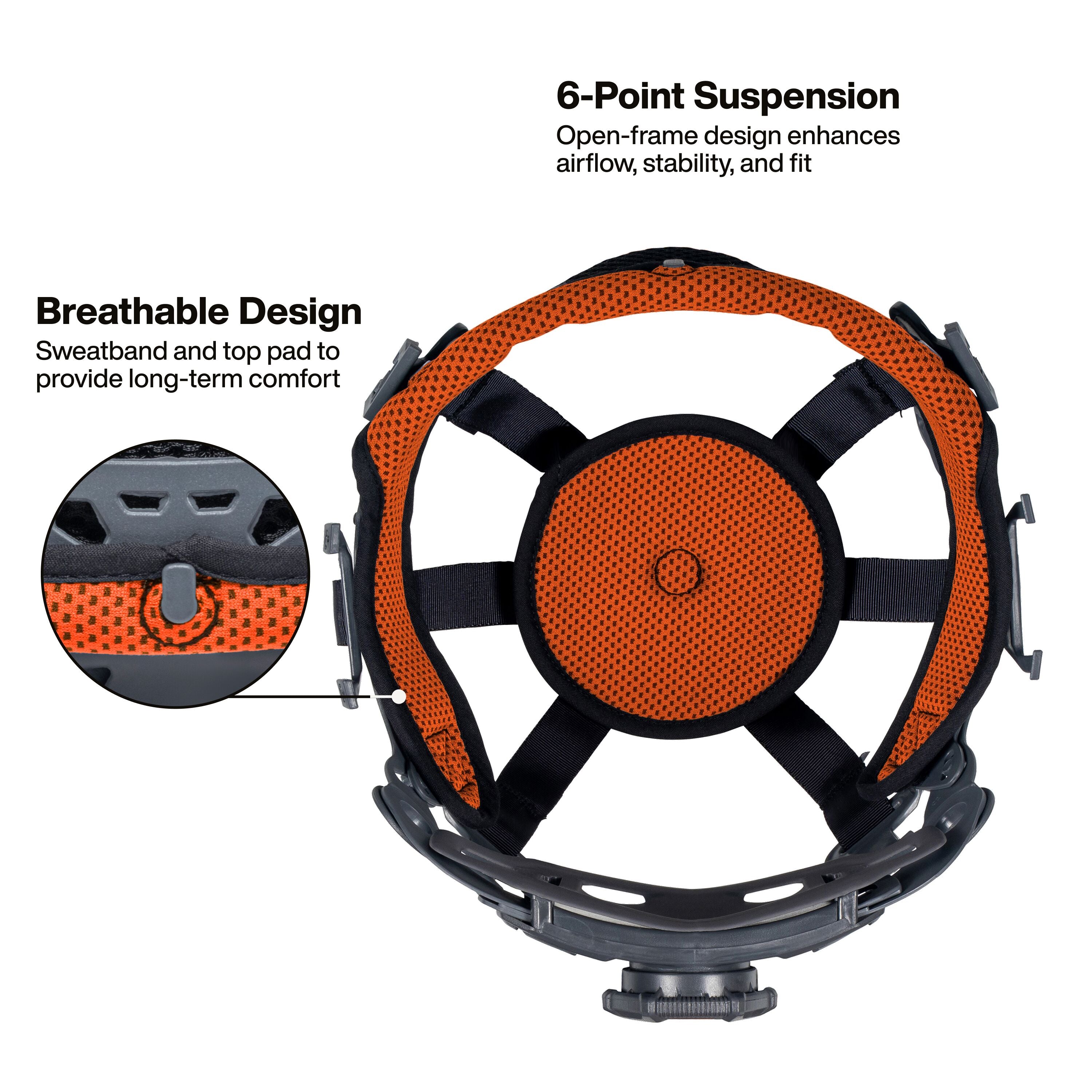 Klein 60996 Hard Hat, REFLEKTOR™ Black Chrome, Vented Full Brim, Class C, Headlamp