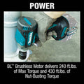 Makita XWT15Z 18V 4 Speed 1/2 in. Impact Wrench - Ace Tool Group - Makita