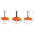CMT 870.503.11 Panel Router Bit, 1-49/64-Inch Diameter, 1/2-Inch Shank - Ace Tool Group - CMT