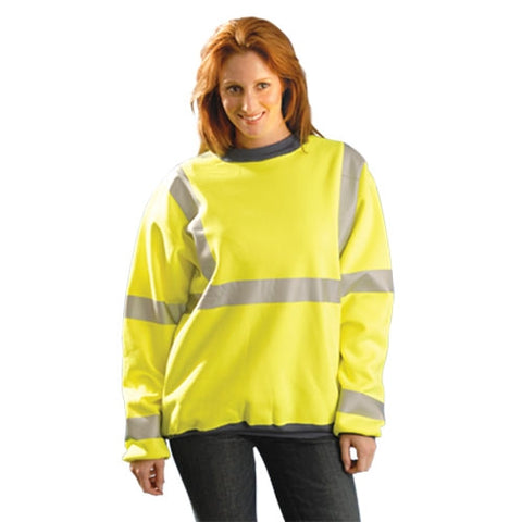 Occunomix LUX-SWT3 Premium Wicking Safety Crew Sweatshirt - Ace Tool Group - Occunomix