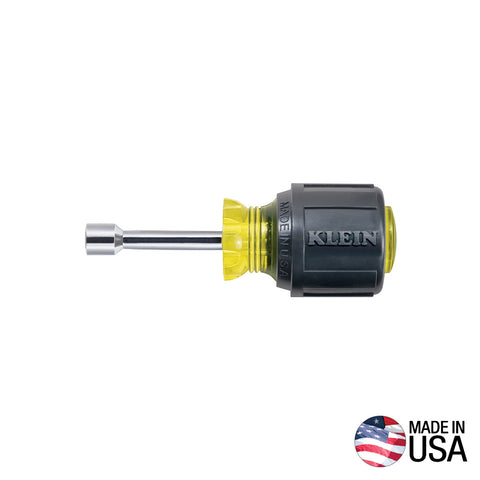 Klein 630-1/2 1/2 in. Nut Driver, 3 in. Shaft, Cushion-Grip - Ace Tool Group - Klein