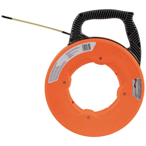 Klein 56351 100 ft. Fiberglass Fish Tape w/ Leader - Ace Tool Group - Klein