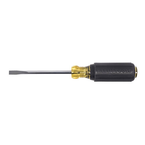 Klein 605-4 1/4 in. Cabinet Tip Screwdriver 4 in. Shank - Ace Tool Group - Klein