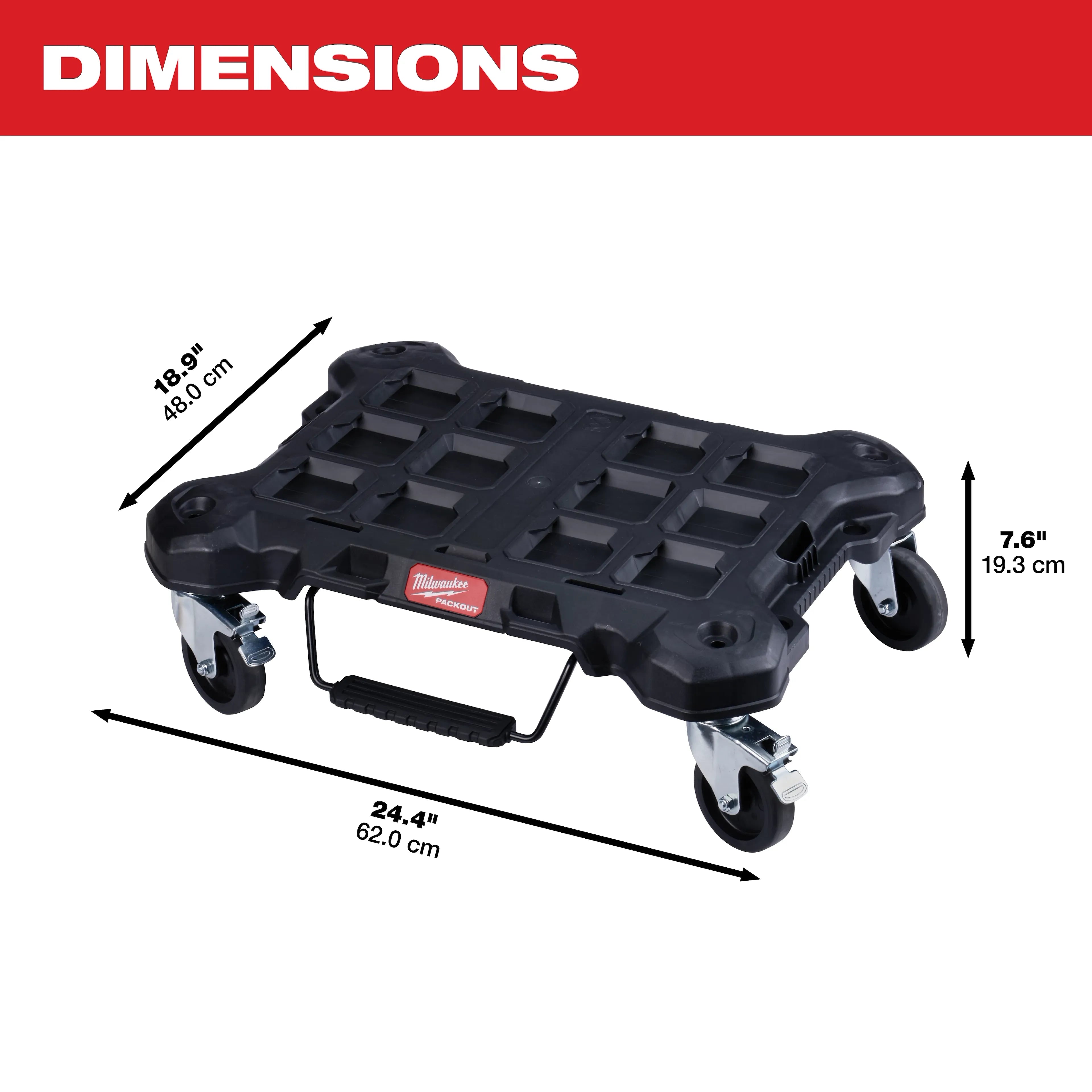 Milwaukee 48-22-8410 PACKOUT  Dolly Cart - Ace Tool Group - Milwaukee
