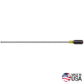 Klein Tools 618-1/4M 1/4'' (6 mm) Magnetic Tip Nut Driver  18'' (457 mm) Hollow Shank - Ace Tool Group - Klein