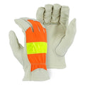 Majestic 1950 Cowhide Drivers Gloves Hi-Viz - Ace Tool Group - Majestic