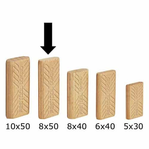 Festool 493299 Domino Beech 8X22x50mm - Ace Tool Group - Festool