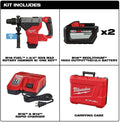 Milwaukee 2718-22HD M18 FUEL 1-3/4" SDS MAX Rotary Hammer W/ ONE KEY Kit w/ (2) 12.0 Batteries - Ace Tool Group - Milwaukee