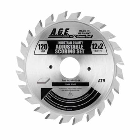 Age Saw Blades Md120-T20 120Mm/12X2 50Mm Rapido System - Ace Tool Group - A.G.E Cutting Tools