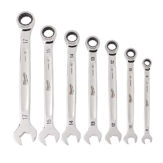 Milwaukee 48-22-9506 7pc Ratcheting Wrench Set - M - Ace Tool Group - Milwaukee