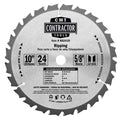 CMT K02410 ITK Contractor Ripping Saw Blade, 10 x 24 Teeth, 10¼ ATB with 5/8-Inch bore - Ace Tool Group - CMT