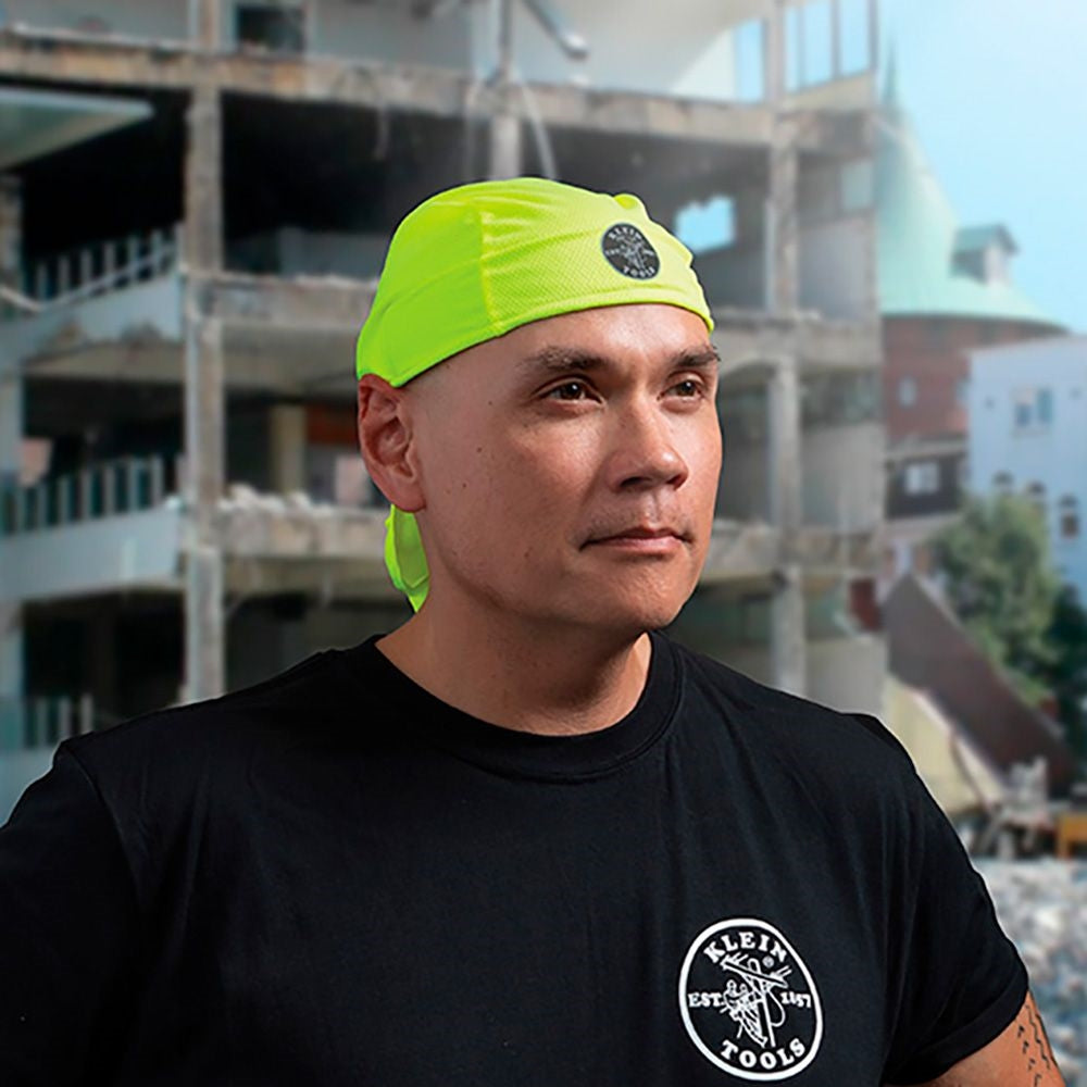 Klein Tools 60546 Cooling Do Rag, Hi Viz, 2-Pack - Ace Tool Group - Klein