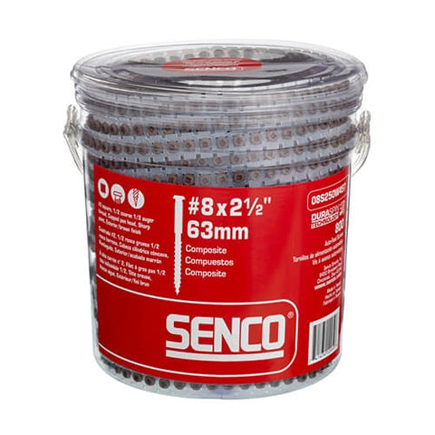 Senco 08S250W497 2 1-2 in Composite Decking Screws - Ace Tool Group - Senco