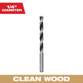 Milwaukee 48-15-0250 Brad Point 1/4" Diameter - Ace Tool Group - Milwaukee