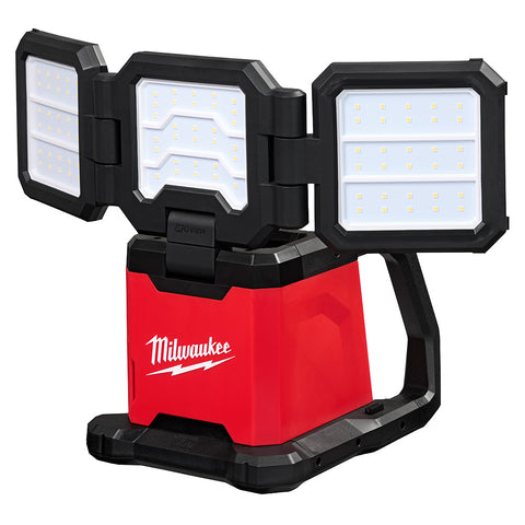 Milwaukee 2368-20 M18 ROVER Dual Power Triple-Panel Flood & Area Light - Ace Tool Group - Milwaukee