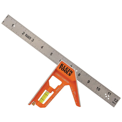 Klein 935CSEL Combination Square, 12 in. - Ace Tool Group - Klein