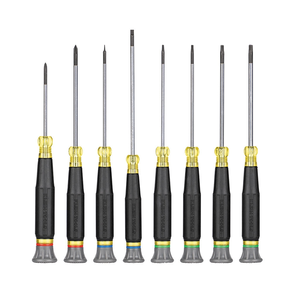 Klein Tools 85617 Precision Screwdriver Set, 8 Pc - Ace Tool Group - Klein