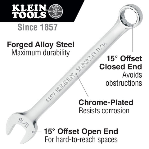 Klein Tools 68419 Combination Wrench 13/16" - Ace Tool Group - Klein