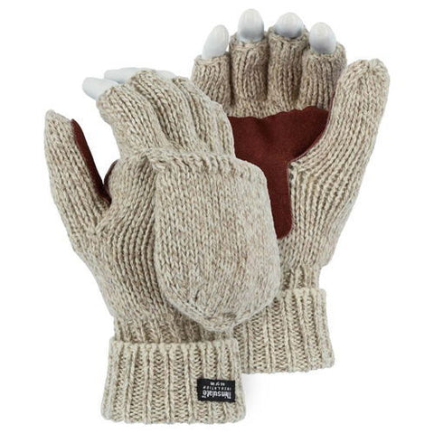 Majestic 3422P Winter Lined Fingerless Gloves - Ace Tool Group - Majestic
