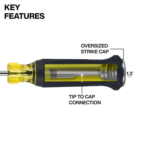 Klein 6504DD Scratch Awl Demolition Driver - Ace Tool Group - Klein