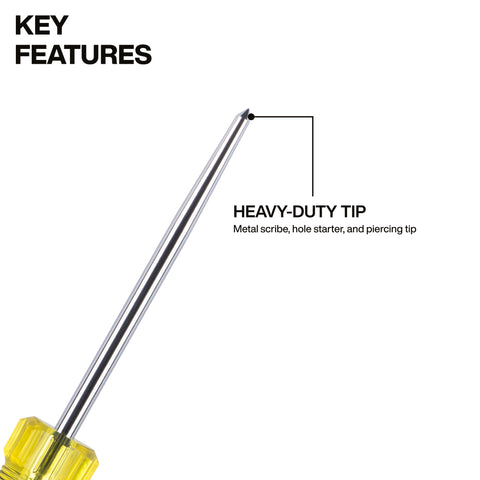 Klein 6504DD Scratch Awl Demolition Driver - Ace Tool Group - Klein