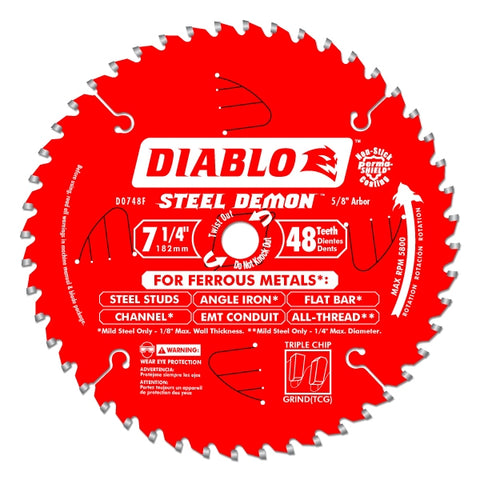 Diablo Tools D0748A 7-1/4 X 48 X 5/8 Ferrous - Ace Tool Group - Diablo