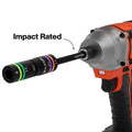 Klein KLE-6512MQS Quad-4 Heavy-Duty Impact Flip Socket, Metric, 6-1/2-Inch Shaft, 2-Piece - Ace Tool Group - Klein Tools