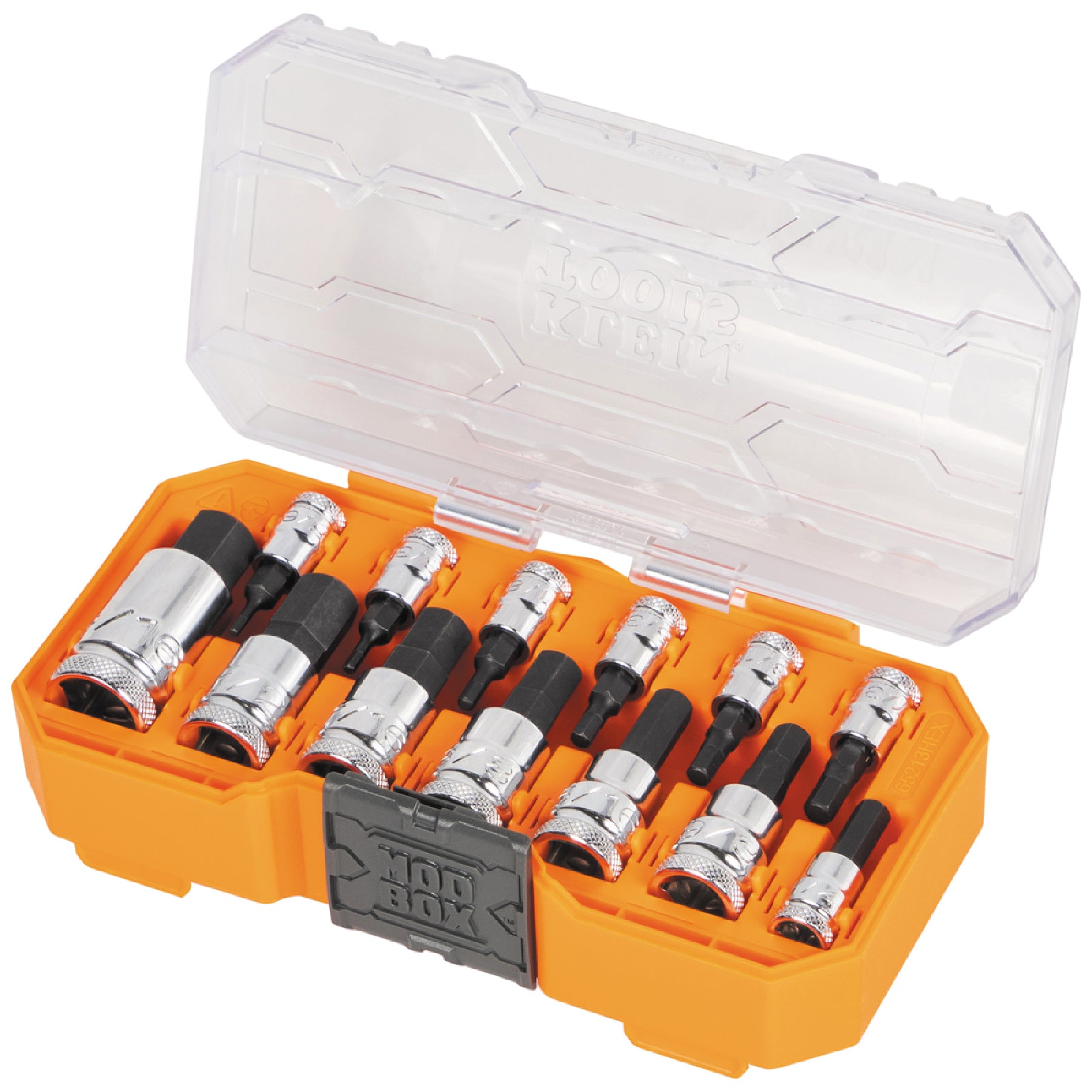 Klein Allen Socket Set Klein 65213HEX Hex Bit Socket Set, SAE, 13 Pc - Ace Tool Group - Klein