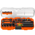 Klein KNECT™ Pass-Through and Flip Socket Starter Set, SAE, 23-Piece - Ace Tool Group - KLEIN