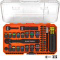 Klein KNECT™ Pass-Through and Impact Socket Set, SAE and Metric, 33-Piece - Ace Tool Group - KLEIN
