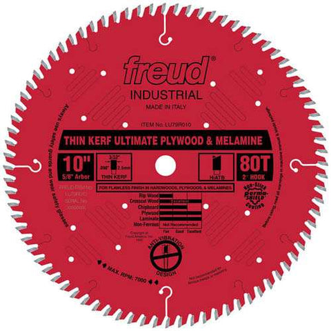 Freud Tools 10" Thin Kerf Ultimate Plywood & Melamine Blade - Ace Tool Group - Freud