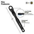 Klein 65430LP KNECT Ratcheting 9-in-1 Low-Profile Socket Wrench Set - Ace Tool Group - Klein