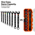 Klein 65430LP KNECT Ratcheting 9-in-1 Low-Profile Socket Wrench Set - Ace Tool Group - Klein
