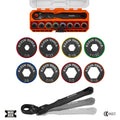 Klein 65430LP KNECT Ratcheting 9-in-1 Low-Profile Socket Wrench Set - Ace Tool Group - Klein
