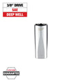 Milwaukee 45-34-7500 3/8 in. Drive 3/4 in. SAE 6-Point Deep Socket - Ace Tool Group - Milwaukee