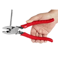 Milwaukee 48-22-6100 9" Comfort Grip High Leverage Lineman's Pliers with Crimper - Ace Tool Group - Milwaukee
