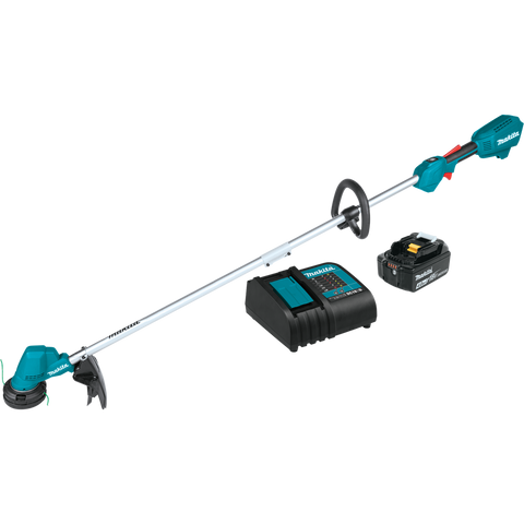 18V LXTÃÂ® Lithium-Ion Brushless Cordless 13" String Trimmer Kit, with one battery (4.0Ah) - Ace Tool Group - Makita
