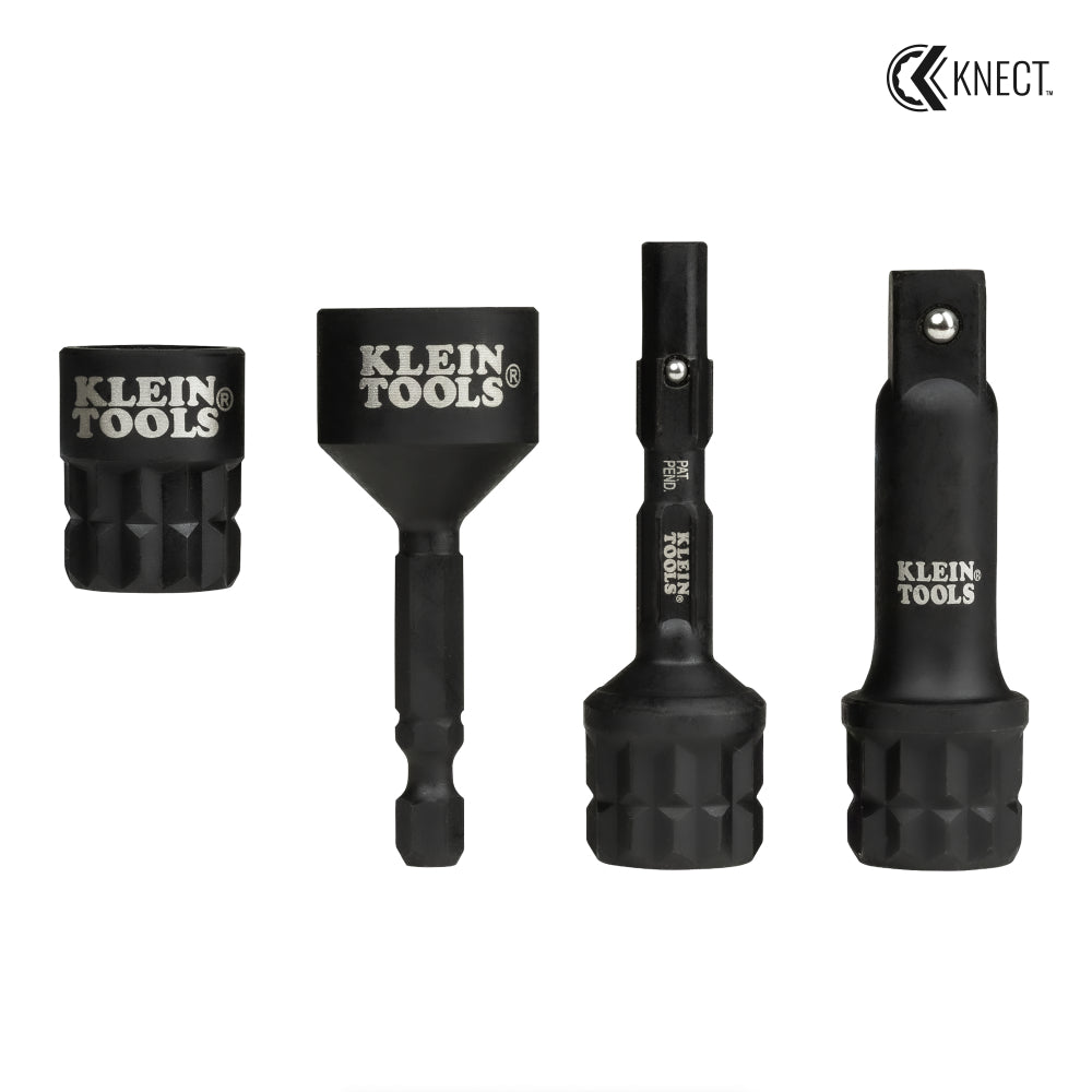 Klein 65KADPM KNECT (M) Impact Socket Adapter Set - Ace Tool Group - Klein Tools