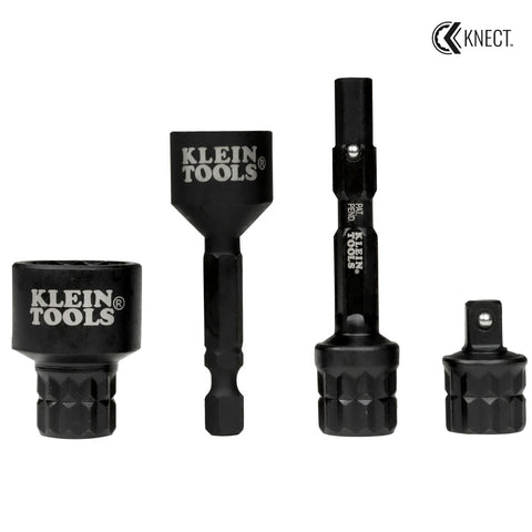 Klein 65KADPS KNECT (S) Impact Socket Adapter Set - Ace Tool Group - Klein Tools