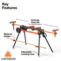 Klein 66184 Adjustable Rolling Miter Saw Stand - Ace Tool Group - Klein
