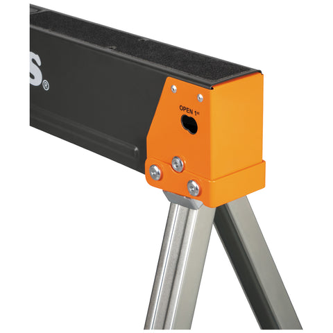 Klein 66187 Fixed-Leg Saw Horse, 2-Pack - Ace Tool Group - Klein